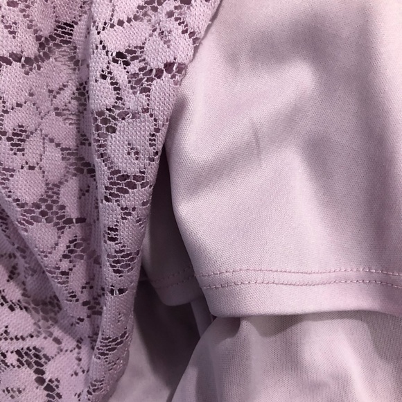 🎄 Lily Morgan pink lace top SZ  M - Picture 7 of 9